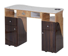 T-105G Nail Table (Chestnut/Cherry) SalonSpaStore.com