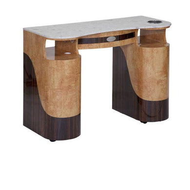 T-105G Nail Table (Chestnut/Cherry) SalonSpaStore.com