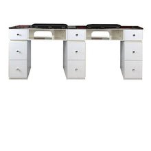 T39 Double Manicure Table SalonSpaStore.com