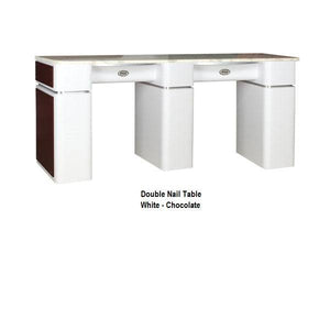 T39 Double Manicure Table SalonSpaStore.com