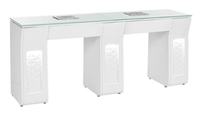 Vicki Double Manicure Table Gloss White Yes (+$700) SalonSpaStore.com