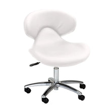 Levitate Stool Series Technician Chair White SalonSpaStore.com